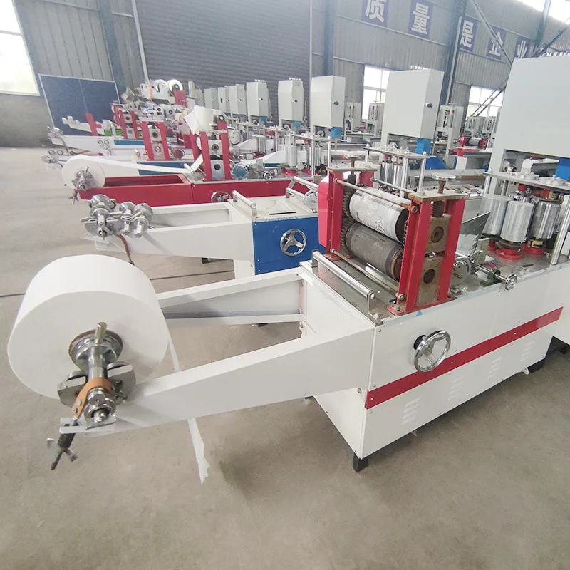 High-Speed Fully Automatic Embossed Paper Towel Production Machine for Commercial Napkin Making