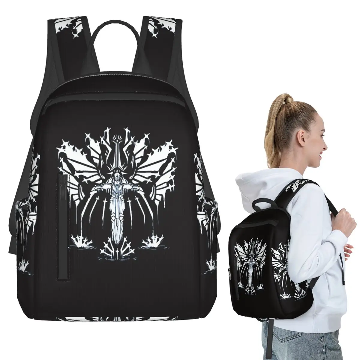 

Игровой рюкзак Ultrakill для студентов, школьников, мальчиков и девочек, сумка для книг, детская школьная сумка, сумки через плечо для ноутбуков для мужчин и женщин