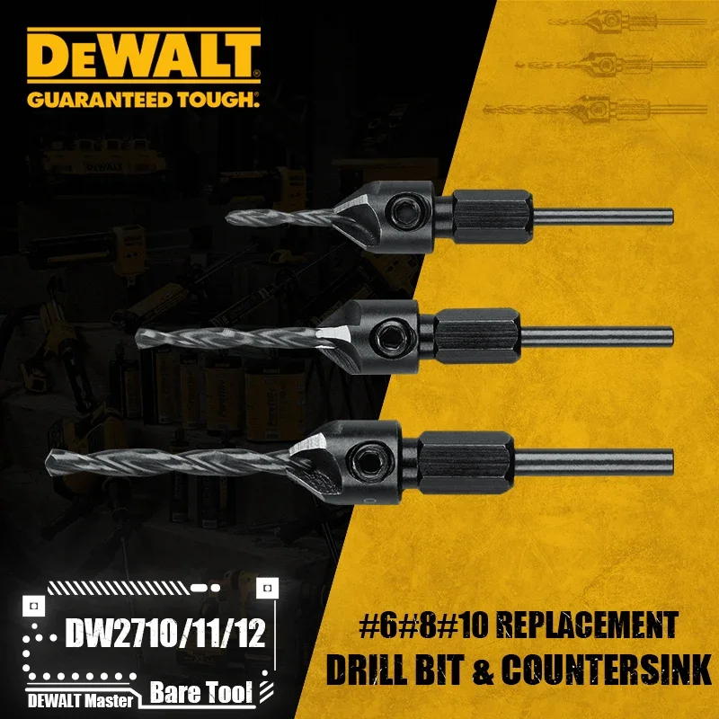 DEWALT DW2710/DW2711/DW2712 #6#8#10 Replacement Drill Bit Countersink Power Tool Accessories For DW2700/DW2701/DW2702