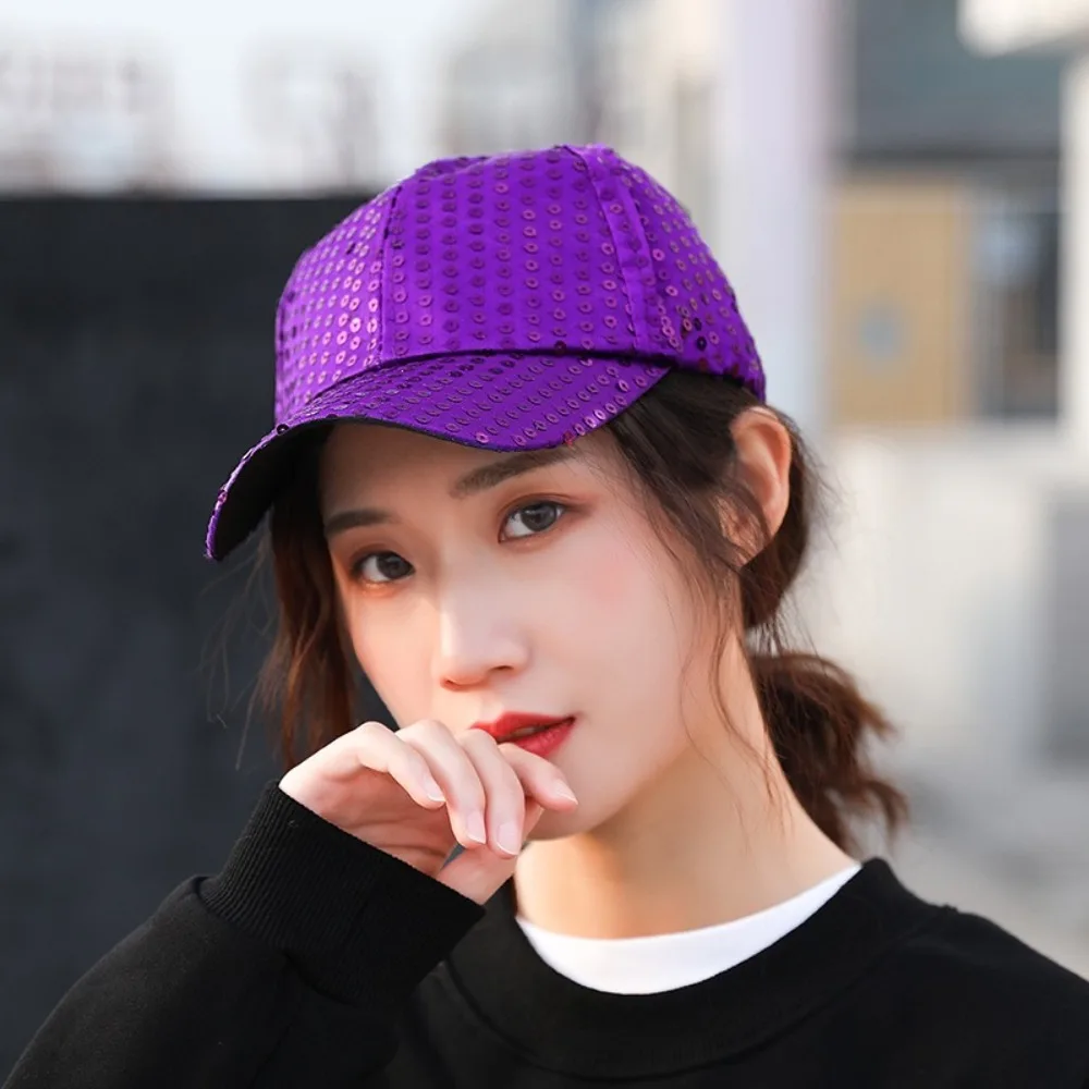 جديد قبعة بيسبول مطرزة التألق أنيقة بلغت ذروتها قبعة فستان الحفلات فاسق الهيب هوب حفلة ديكو هدية