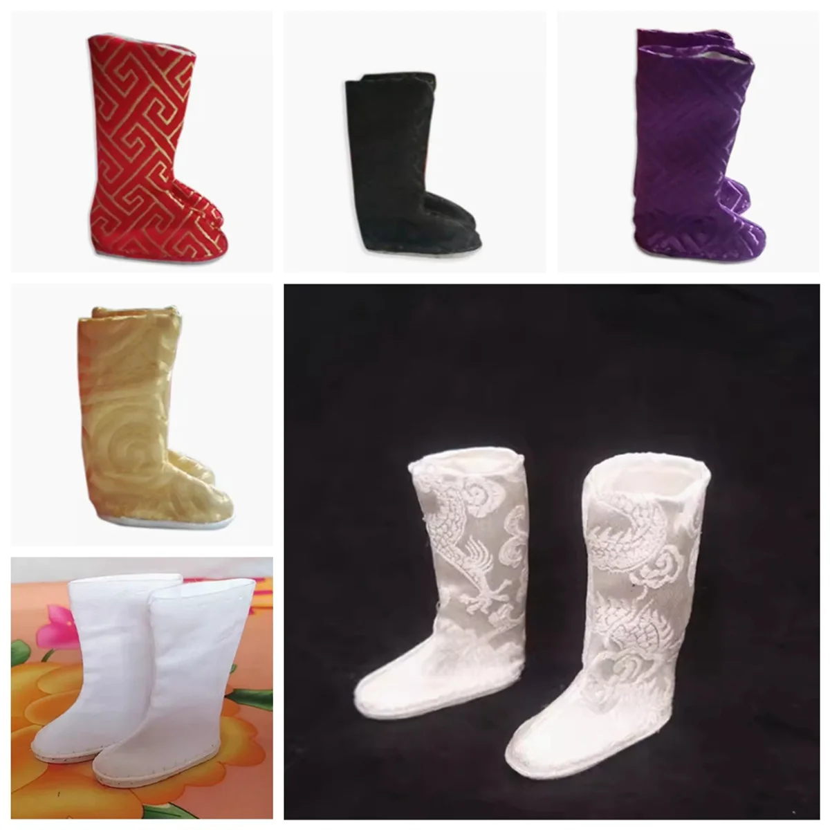 

Ancient female Shoes 1/6 Scale Classical Boots Fabric Women shoes Model toys For 12 for 12inch Action Figure Model Toys