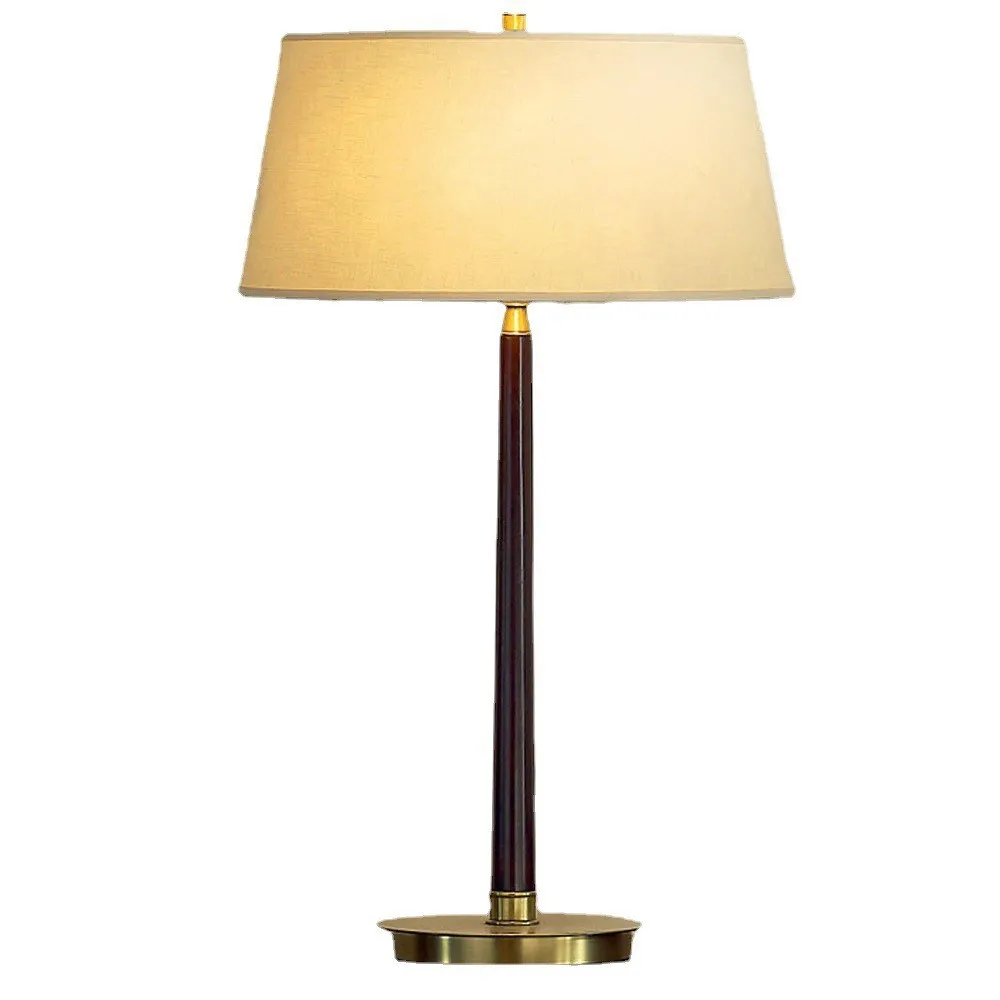 

American, oak, desk lamp, copper, round, base, desk lamp, living room, study, model room