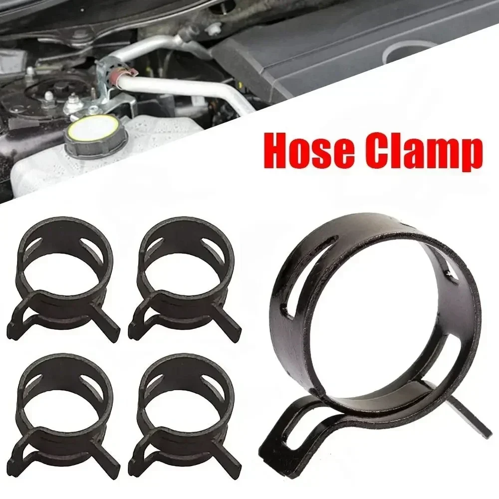 Schwarz 60 Teile/satz 6-15mm Q673B Vakuum Frühling Heizöl Wasser CPU Schlauch Clip Rohr Rohr für Band klemme Metall Verschluss Sortiment Kit