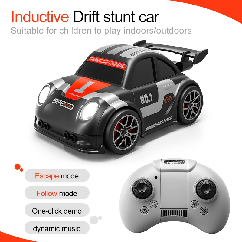 2026 Nieuwe C6 RC Drift Auto met Dubbele Lichtmodus, Geluid, Camera, Schermbediening, Slimme Inductie, Volgfunctie, Kinderspeelgoed, Cadeau - afbeelding 1
