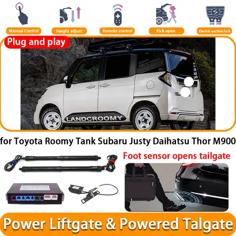 Toyota Roomy Tank Subaru Justy Daihatsu Thor M900 전기 자동 전원 테일 게이트 파워 리프트 게이트 시스템 트렁크 리프트 키트