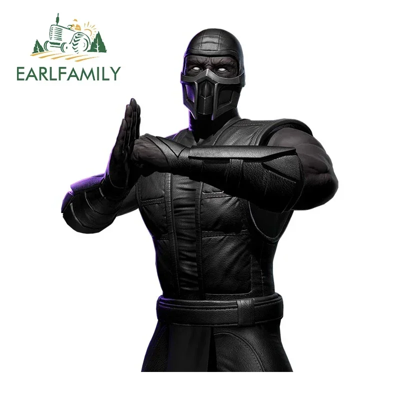 

EARLFAMILY Наклейки на автомобиль Mortal Kombat: Китана, Милена, Синдель, мультяшные маски-пикеры, виниловые наклейки на мотоцикл, виниловая пленка для автомобиля