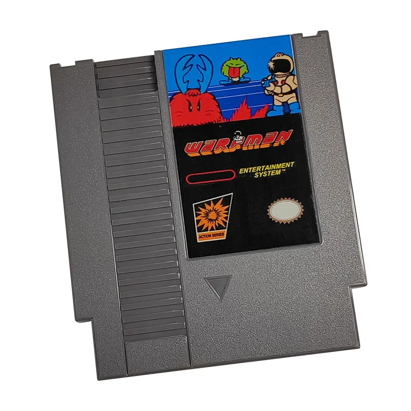 

8-битный игровой картридж Warpman с 72 контактами для Pal и NTSC, оригинальная Классическая консоль NES