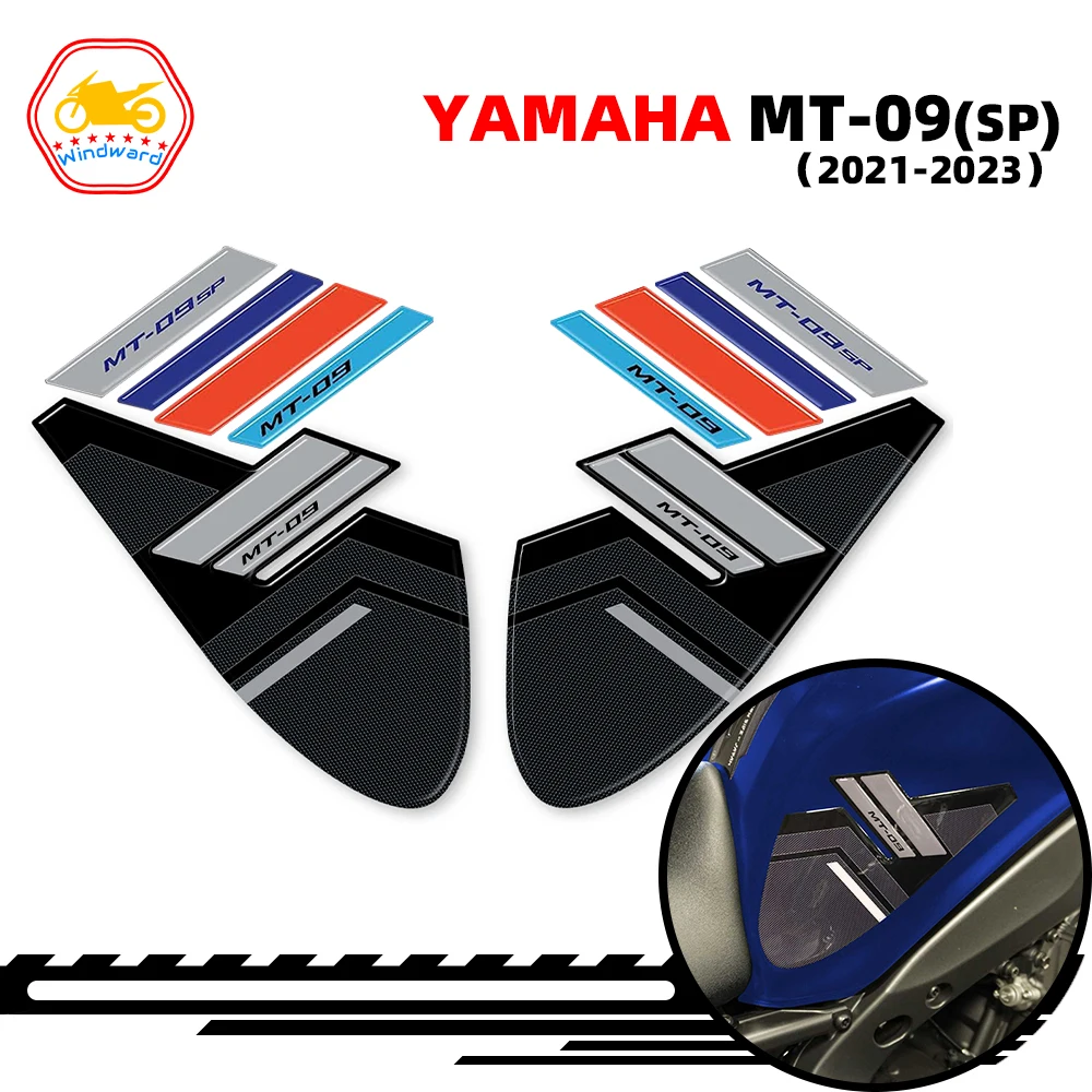 

Protection Decorative Anti slip 3D Sticker Decals Side Tank Pad Fits For Yamaha MT-09 2021 2022 2023 MT09 SP 21-23 FZ09