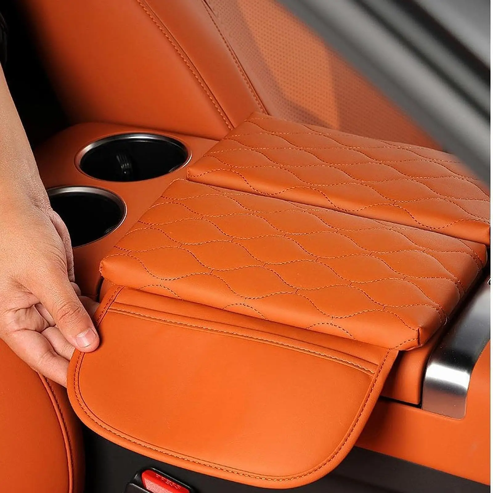 

Подушка на подлокотник автомобиля, аксессуары для интерьера, простая установка с карманами для хранения, подлокотник, коробка для сиденья для LI Auto L6 L7 L8 L9