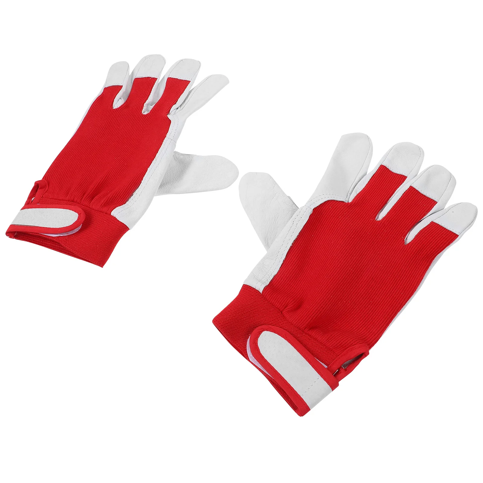 1 زوج ثقب برهان قفازات الحديقة الثقيلة سميكة واقية البستنة قفازات العمل لتقليم زراعة إزالة الأعشاب الضارة مهام ساحة