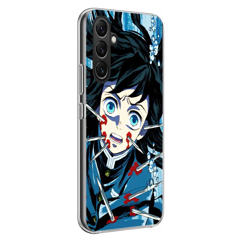 Muichiro Tokito Demon Slayer Clear Phone For Samsung Galaxy A55 A35 A25 A15 A05S A04S A14 A24 A34 A54 A03S A13 A23 A33 A53 A73 A