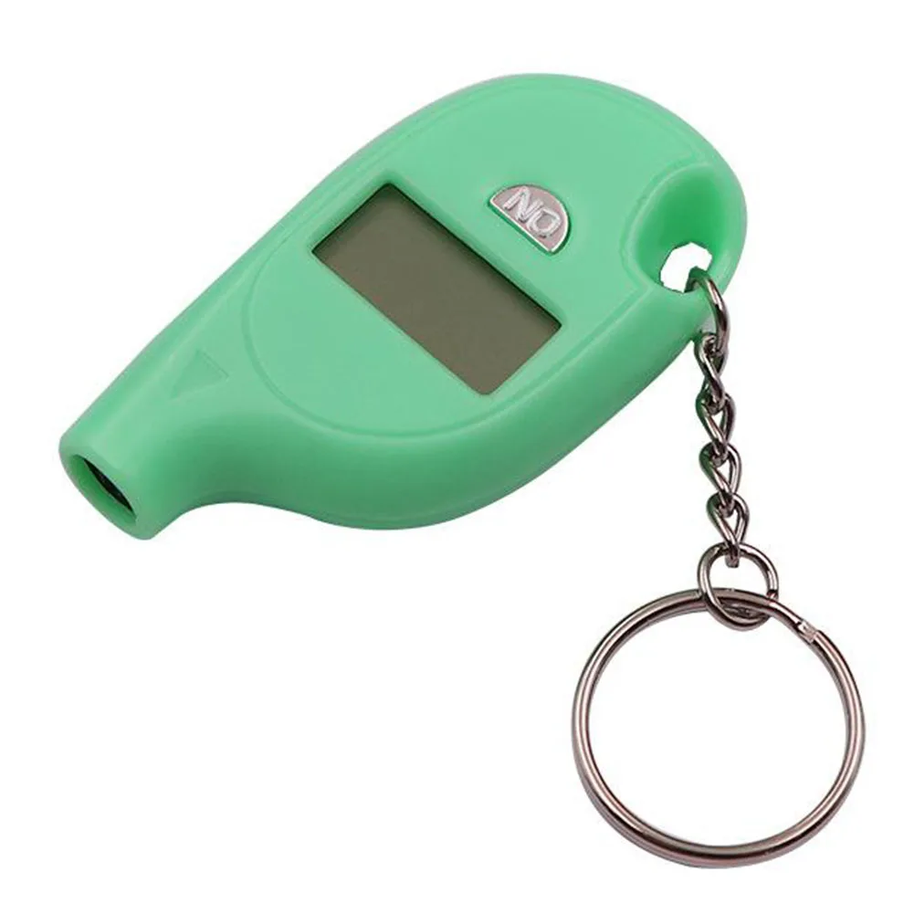 Car Tire Monitor Keychain Pressure Meter Direct Installation Ultra-mini Design Easy Reading Display Tire Pressure Tester