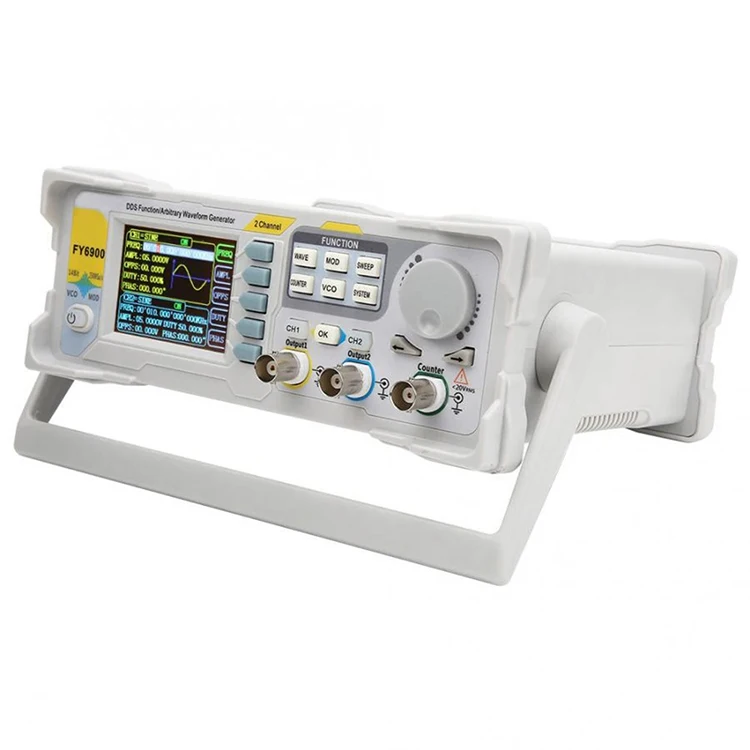 FY6900 20/30/50/60/80/100MHz DDS Function Signal Generator Dual-CH Arbitrary Waveform Generator Source Frequency Counter