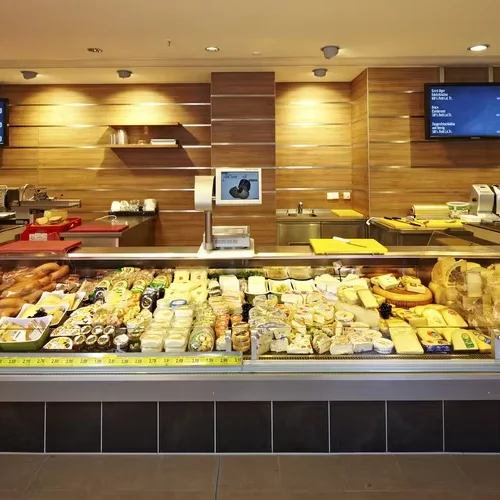 Customized Meat Refrigerator Freezer Service Counter Used As Supermarket Showcase Commercial Grade Equipment