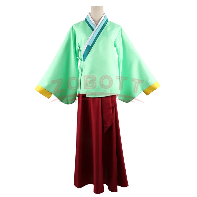 Maomao Cosplay Costume Wig Anime The Apothecary Diaries Dress Skirt Green Top Kusuriya No Hitorigoto Hairpin Halloween for Women