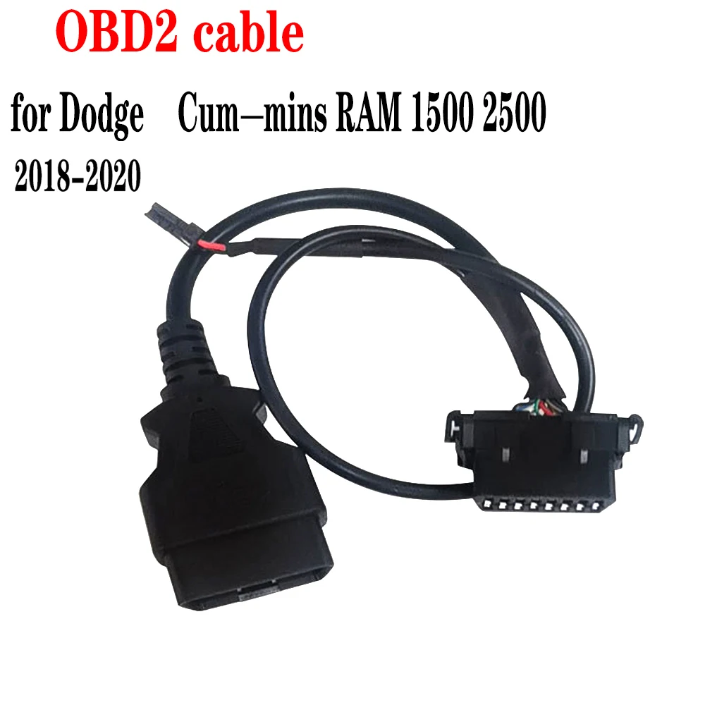 Cable OBD2 para Dodge para Cummins RAM 1500 25 002018-2020, instrumento de diagnóstico de fallas automotrices para Dodge para Cummins RAM