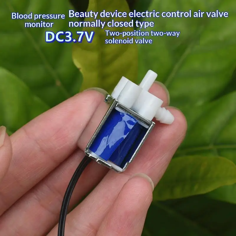 New 1/5Pcs DC 3.7V 5V 6V Normally Closed 2-Way Mini Electric Solenoid Valve N/C Micro Air Flow Control Valve