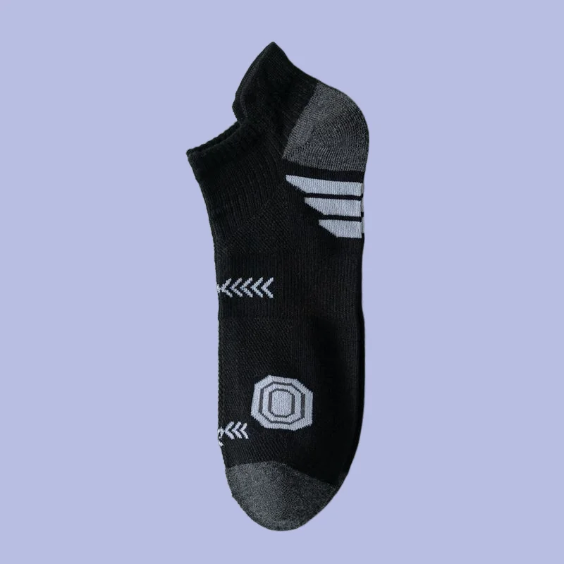 5/10 Pairs 2024 Fashion Socks Sports Men's Short Socks Youth Deodorant Short Socks Men's Large Size Summer Cotton Sports Socks