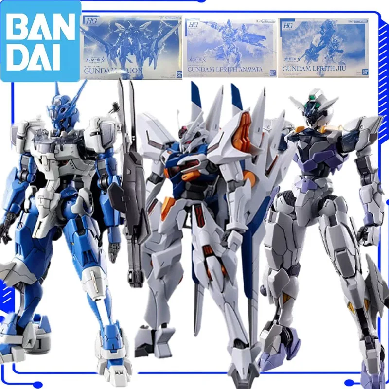 Bandai Original HG The Witch From Mercury Action-Anime-Figur GUNDAM LFRITH ANAVATA Modellbausatz für Jungen, Mädchen, Kinder, Geschenkmodell