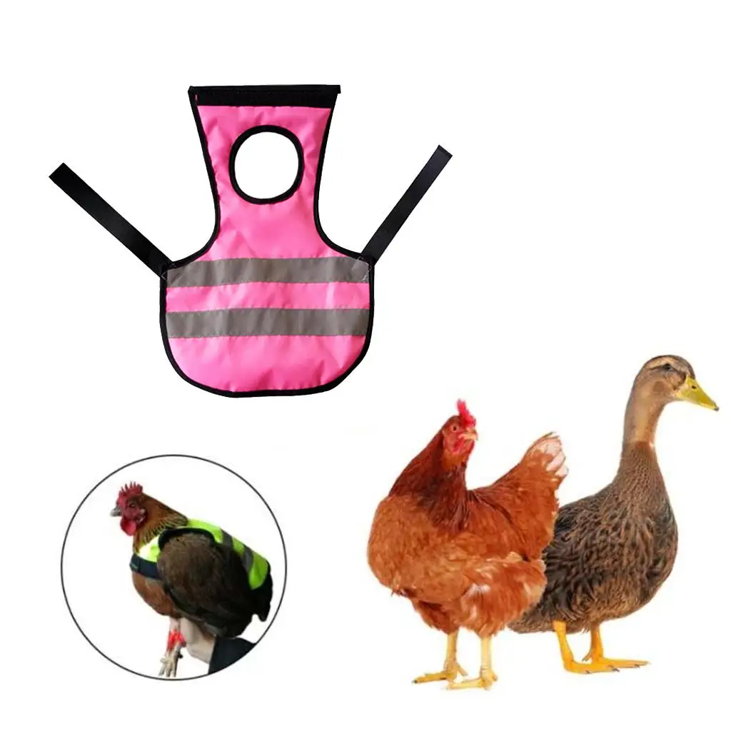 Breathable Pet Poultry Vest Chicken Poultry Saddle for Chicken Duck Goose