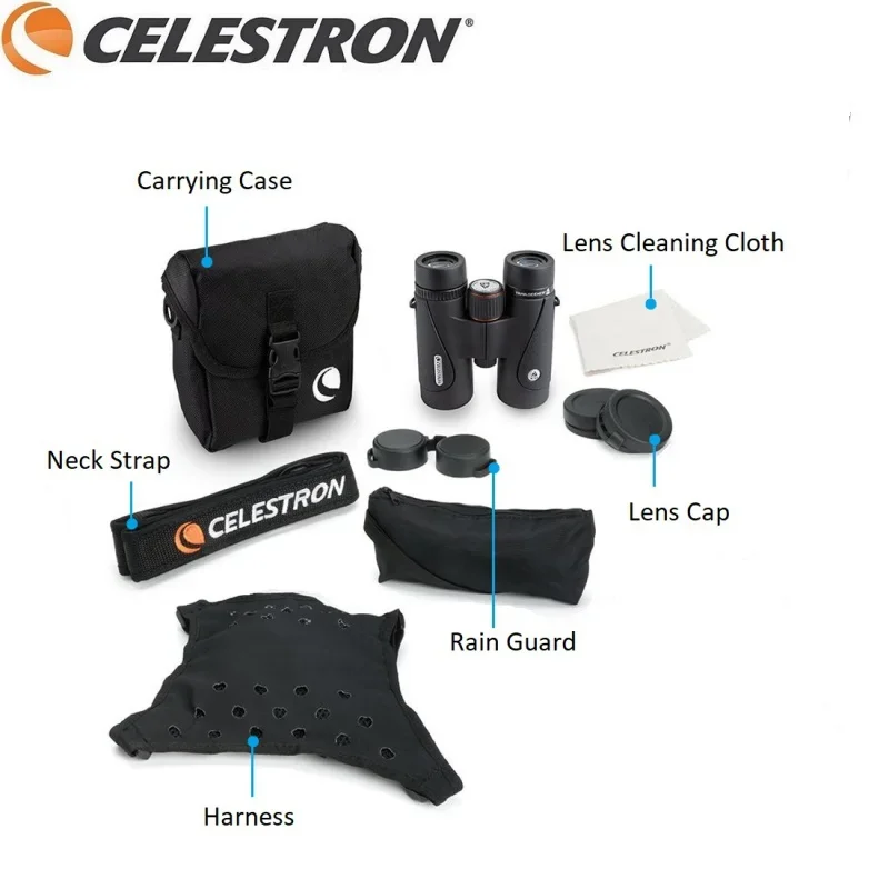 Celestron Trailseeker 10X4 2/8X42 Ed Binoculars High Index Bak4 Prism Di-Electric Phase-Corrective Coating For Hunters And Skipp