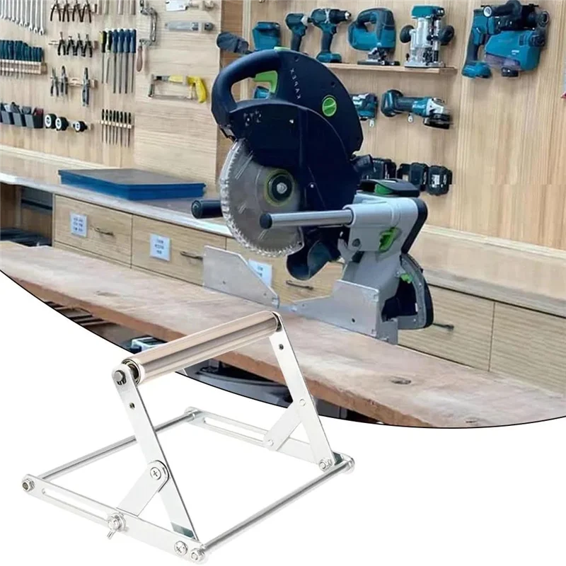 ABMI-Adjustable 25Mm-145Mm Multifunction Table Saw Stand Cutting Machine Frame Lift Workbench Woodworking Tool,