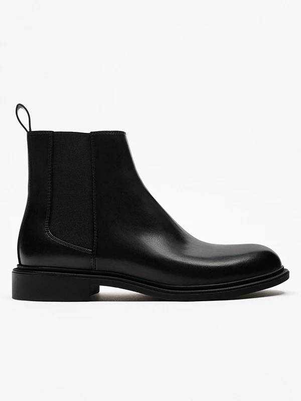 

Мужские ботинки челси, осенне-зимние новые дышащие износостойкие высокие ботинки Thi Bot, кожаные ботинки для всех