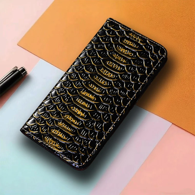 

Genuine Leather Flip Case For Huawei Nova 8 8i 9 9Z 10 11 11i 12 12i 13 13i 14 SE Pro Ultra Phone Cover Card Cases Dragon Scale