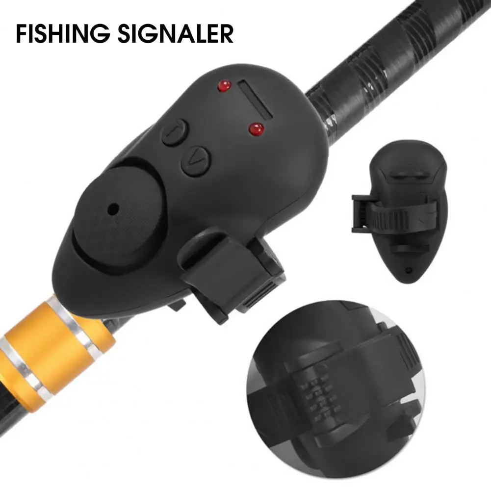 JY-65 Wireless Fishing Alarm Four Lights Battery Powered Sound Alarm Electronic Carp Fishing Bait Alarm Fishing Bait Alert Tool