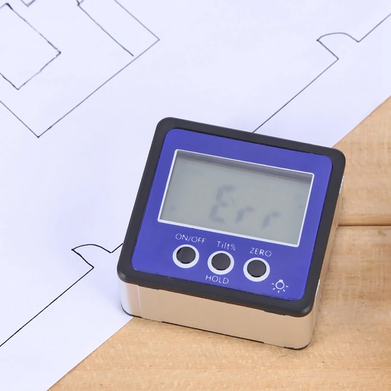 ABGG-Digital Network Präzisions-Neigungsmesser-Förderband, wasserdichte Digitalbox, Rahmenwinkelbox mit Magnetfuß