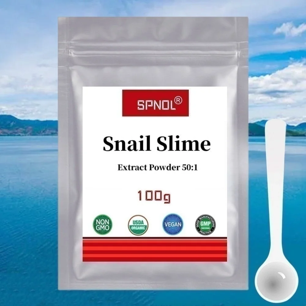 Hot Selling Snail Slime Extract Powder / Moisturizing Cosmetic / Skin Whitening And Smooth / Anti Aging / Remove Wrinkles