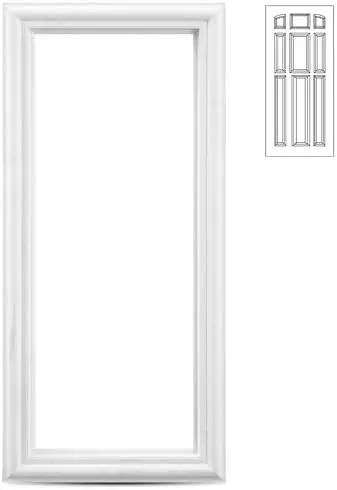 

Комплект для замены вставки в раму входной двери 7 x 18 дюймов – Вставка-решетка для наружной дверной оконной решетки для обновления дома