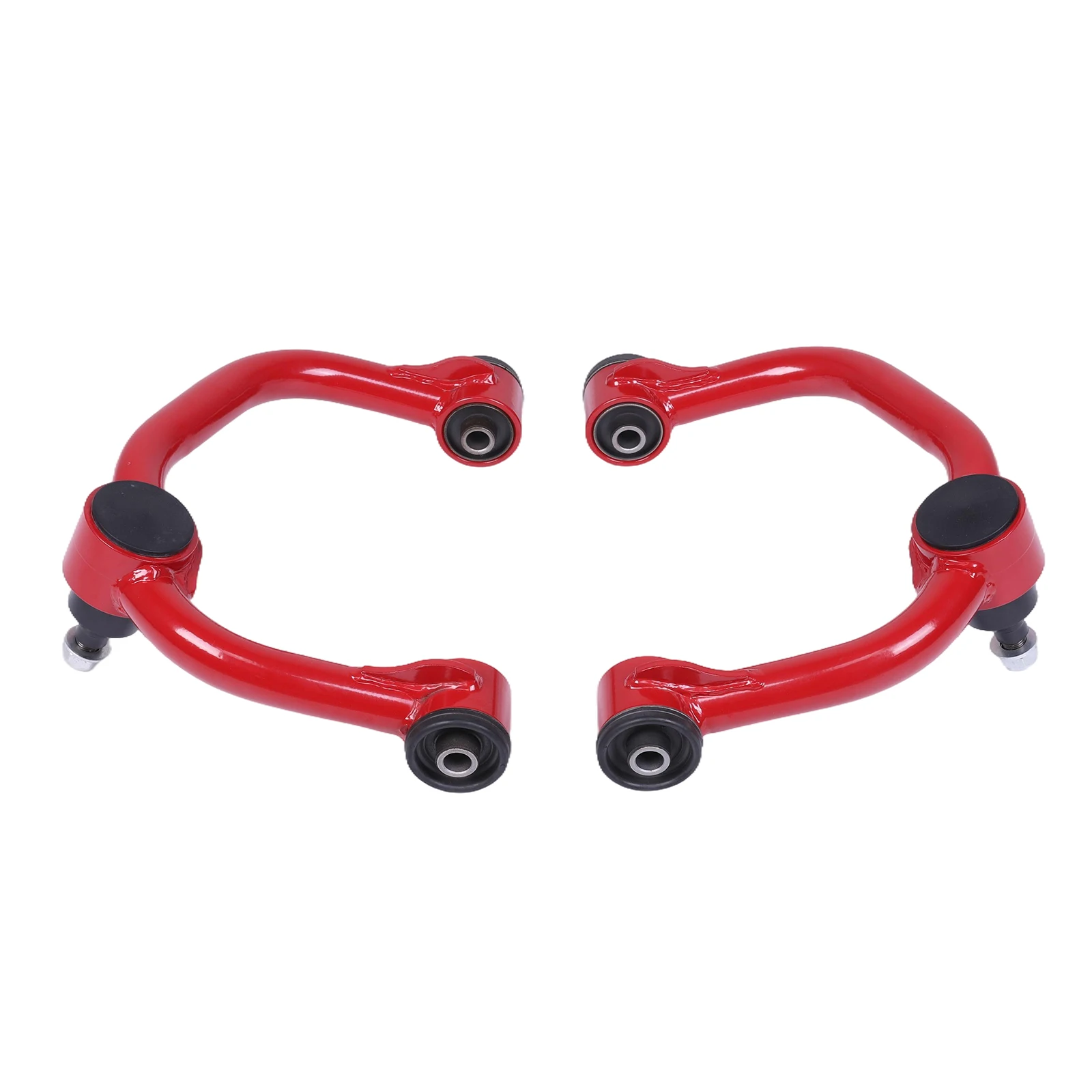 2 Stück vordere obere Querlenker-Aufhängungssätze, röhrenförmige schwarze Arme für Automobil-Chassis, Aluminium, geeignet für Ford F-150 11–16