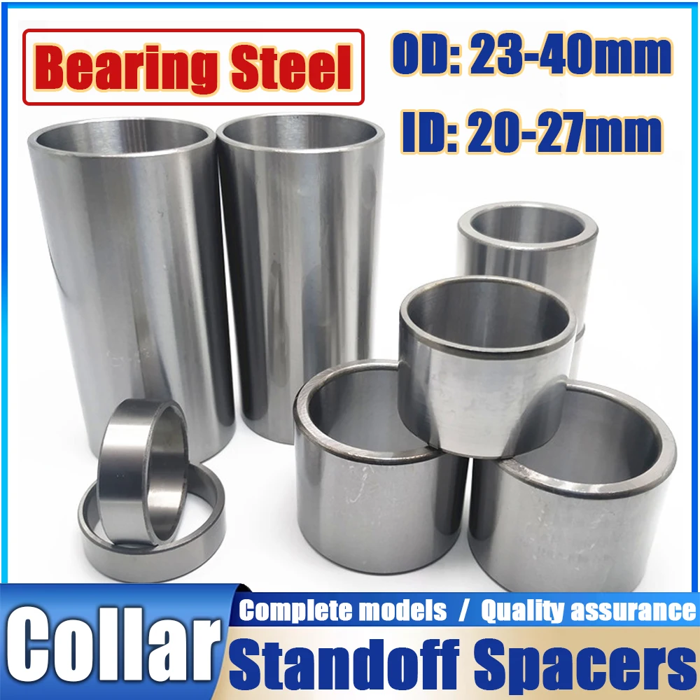 

1x Bearing Steel Sleeve Inner Ring Jacket Bushing Wear Resistant ID 20/22/24/25/26/27mm OD 23mm-40mm Height 4mm-80mm