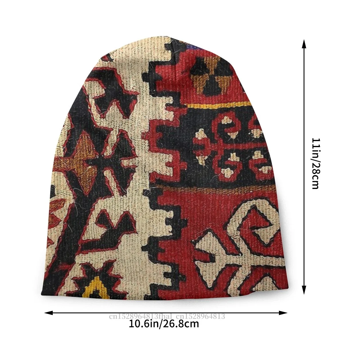 Hat Decorative Kilim Navaho Weave Woven Textile Spring Caps For Men Women Bohemia Skullies Beanies Ski Caps Cotton Bonnet Hats