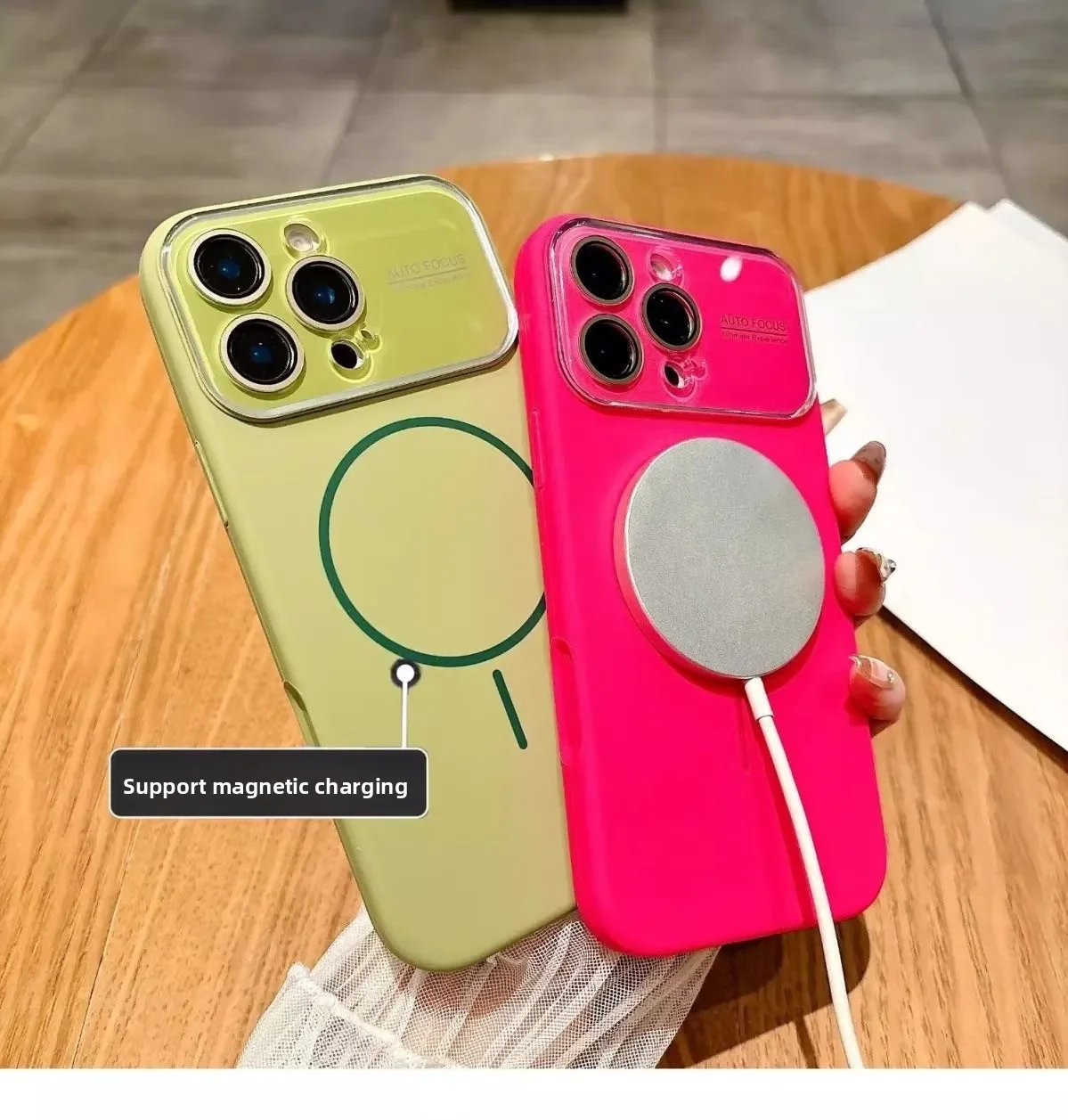 حافظة MagSafe من السيليكون السائل الجديد لهاتف iPhone17 16 15 14 Pro لهاتف iPhone 17 ProMax 14 16 15 Pro Max غطاء شحن لاسلكي