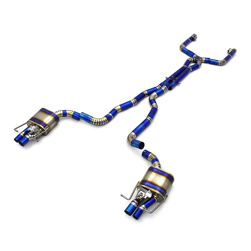 OEM Escape Catback For Mercedes-Benz C63/C63S AMG W205 4.0T 2015-2020 C Class Titanium Exhaust With OEM Valve