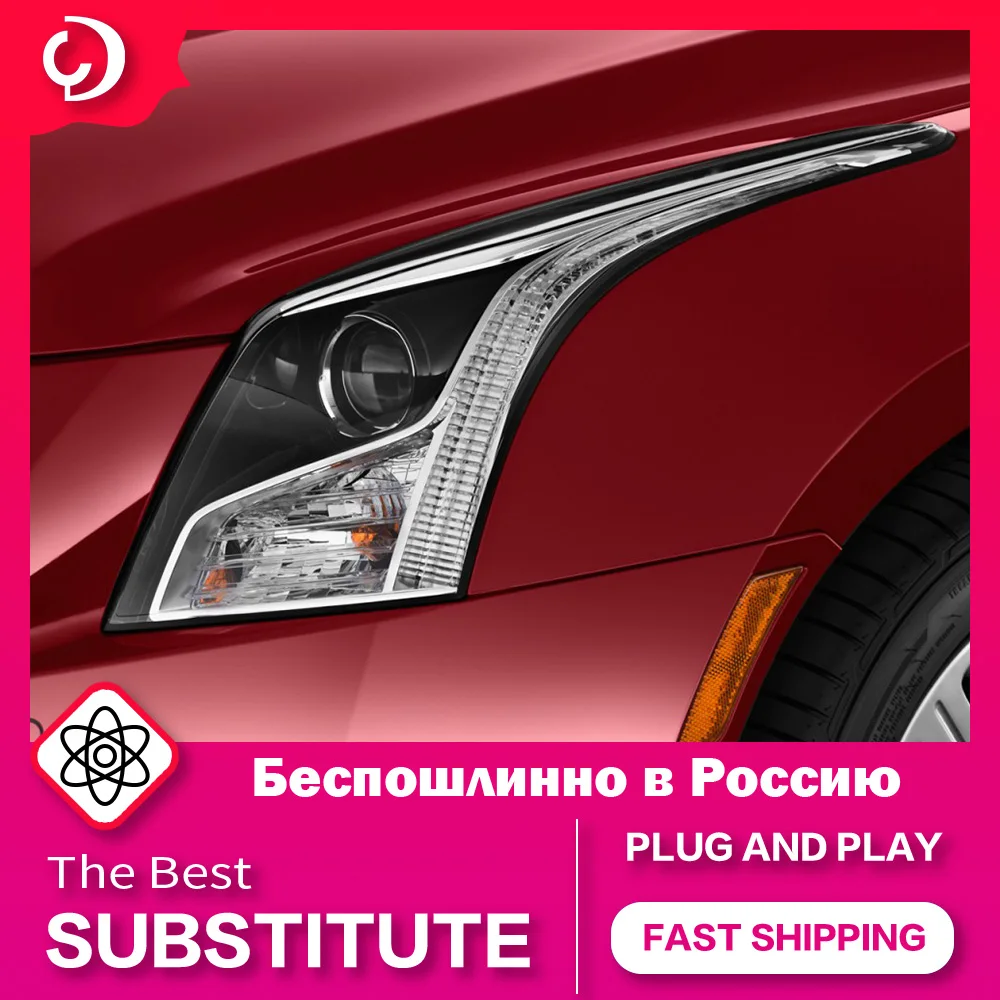 

AKD автомобильные фары для Cadillac ATS-L ATS L 2014-2018 светодиодные фары DRL фары светодиодный проектор автомобильные аксессуары