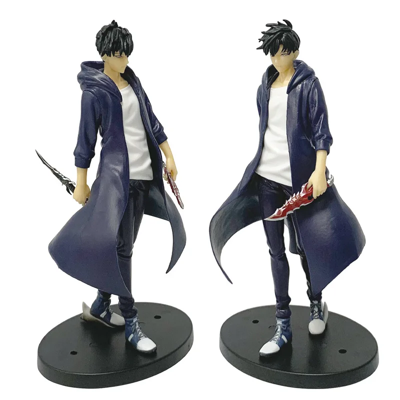 3 Stück Solo Leveling Shadow King Figur Sung Jinwoo Cheng Xiaoyu Handheld Modell Desktop Ornament Anime Sammlung Modell Geschenk