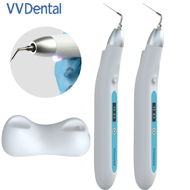 VVDental Dental Sonic Irrigator With LED Light Ultrasoni Endo Activator for Root Canal Cleaning Removal Endodontic Tools