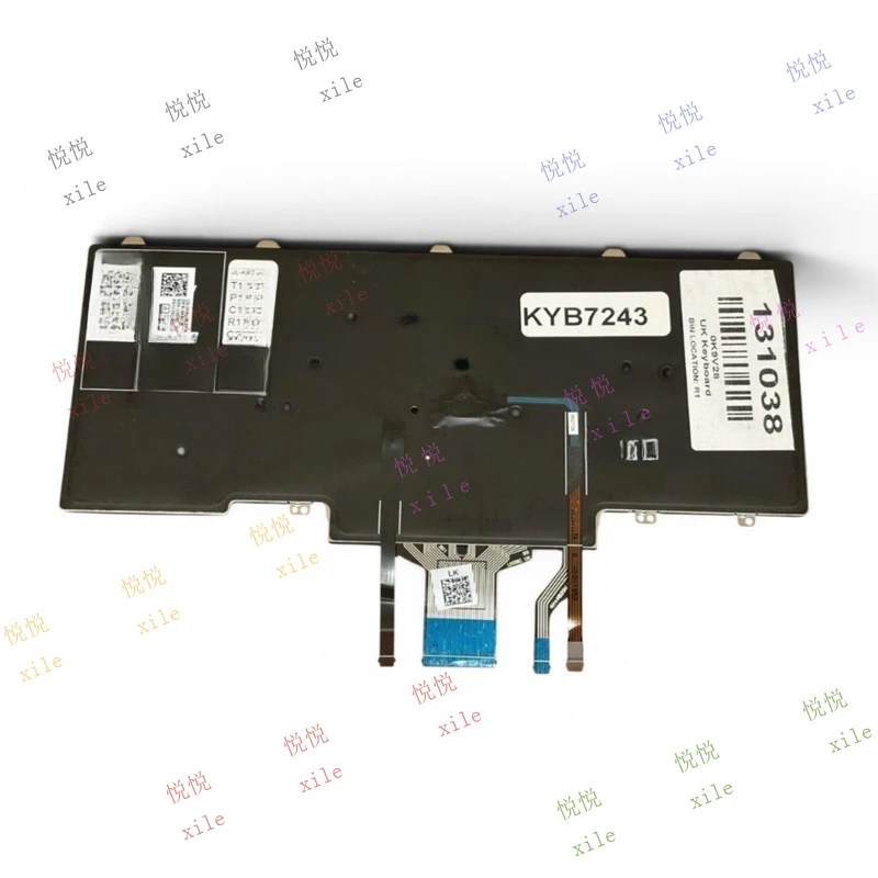 L+ NEW Genuine for  Dell Latitude E5450 | E5470 UK QWERTY Backlit KB - 0K9V28