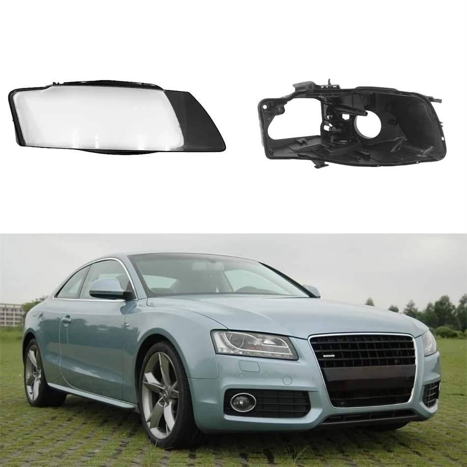 

For Audi A5 2008 2009 2010 2011 Automotive Accessories Lights Lens Shell Car Head Light Holder