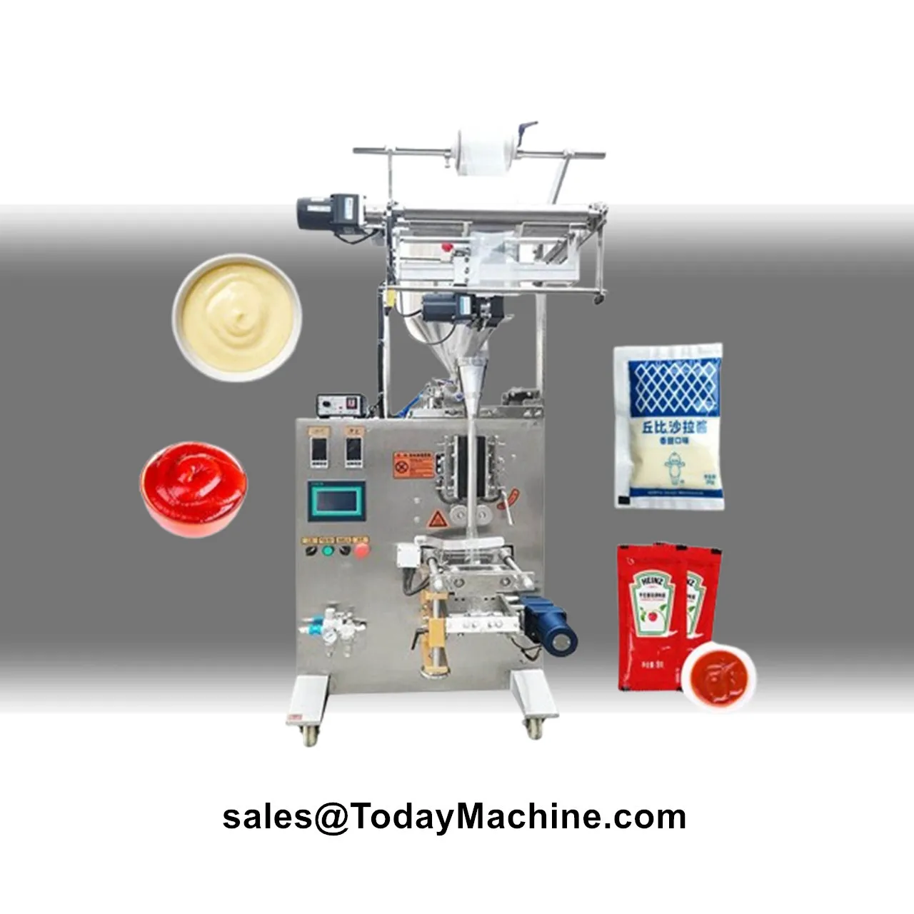 5g 10g 20g Small Sachet Honey Stick 4 Side Sealing Liquid Packaging Machine
