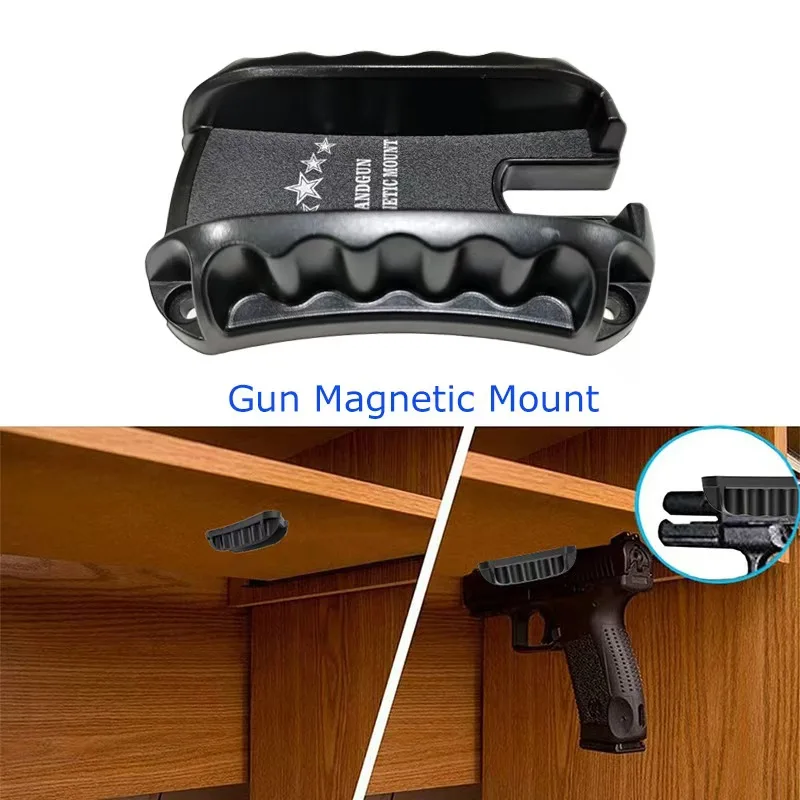 New Gun Magnet Mount Coated Handguns Airguns Rifle Holder Mount Holster For Glock G17 G19 G22 G23 G34 43x USP 1911 M4