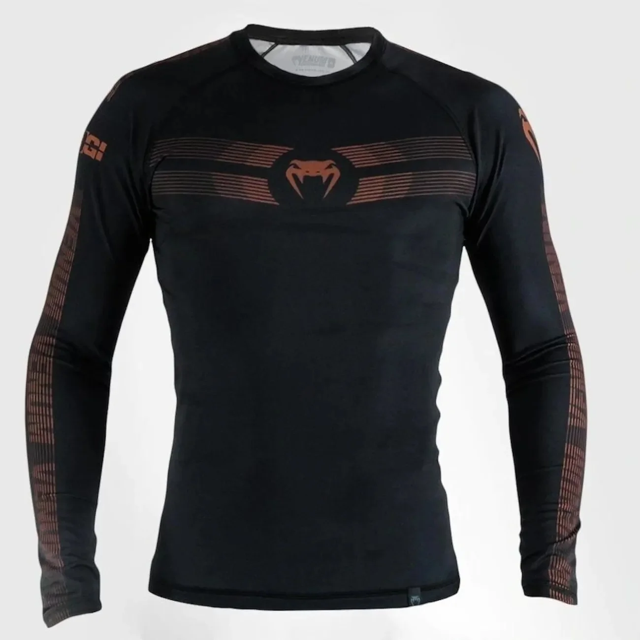 Long Sleeve Compression Shirt for Fitness Training Boxing MMA Workout Breathable Quick-Dry Athletic Top view 2