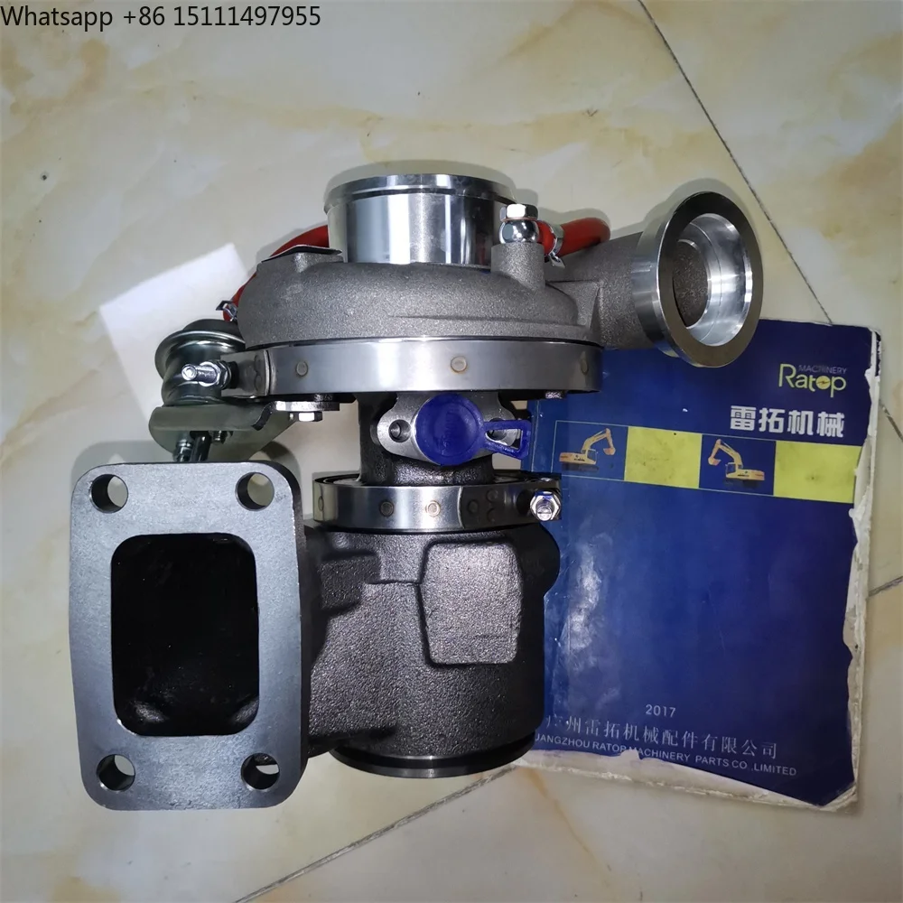 

High Quality Turbocharger VOE21761005 04510706 210830031 Engine Turbo for EC220D EC235D Excavator Parts