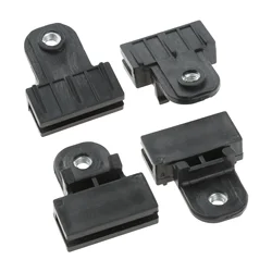 4Pcs Auto Car Window Glass Holder Base Universal for Hyundai Elantra Automotive Window Bracket Car Acessories Black 48.5*40mm