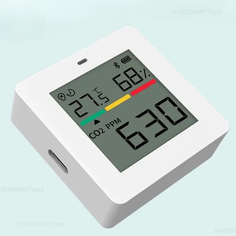 miaomiaoce-air-quality-detector-co2-temperature-humidity-time-four-effects-in-1-smart-app-control-rechargeable-sensors