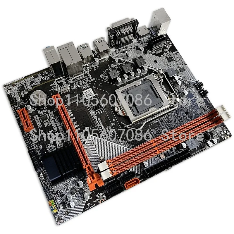 New B75-1155-pin DDR3 M.2 Gigabit Desktop Computer Main Board I7