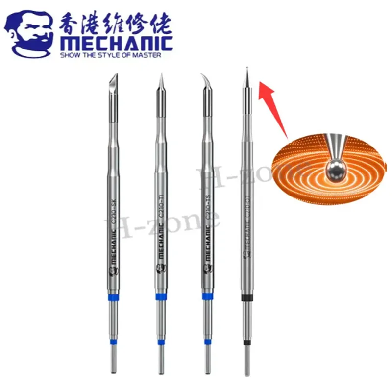 MECHANIC C210 K  Soldering Tips Welding Iron Head for JBC Tip T210 Handle JBC CD-2SD/2SHE Sugon T26 T26D T3602 Soldering Station